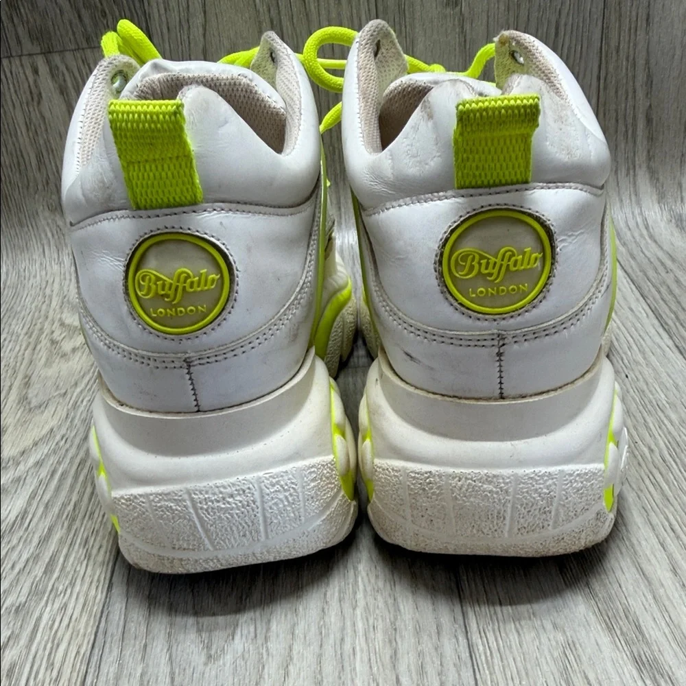 Buffalo Platform Sneakers with Neon Accents